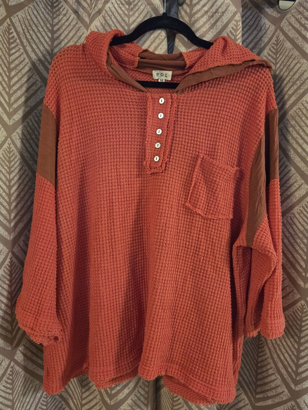 POL Waffle Pullover